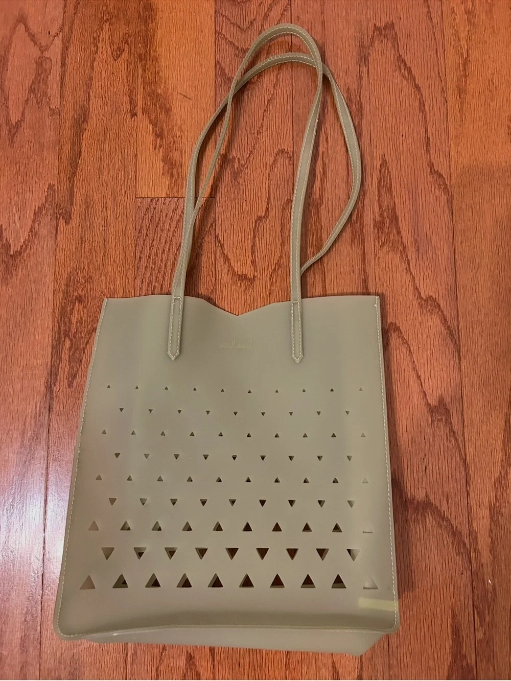 Eddie Borgo Olive Green Laser-Cut Tote
